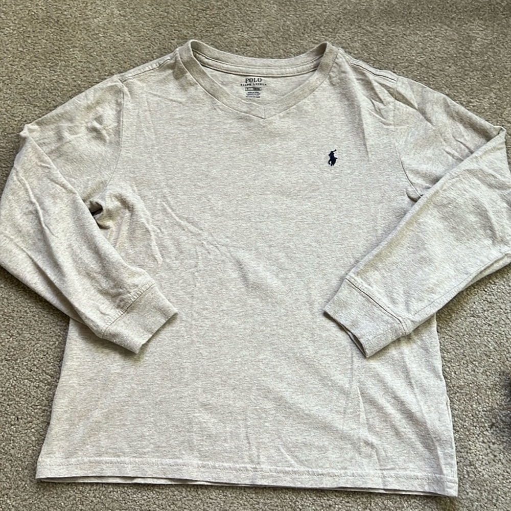 Polo Ralph Lauren Boys long Sleeve Shirt Size 7